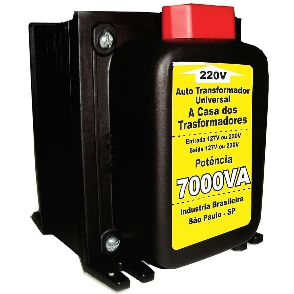 Auto transformador 7.000 VA Tomadas - Bivolt 127/220v  E 220/127v Tomadas 20a