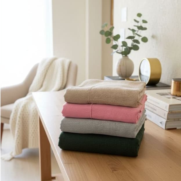 Manta Decorativa POP Feita em Tear para Sofá ou Cama 1,40X2,10mt, tecido 100% Algodão