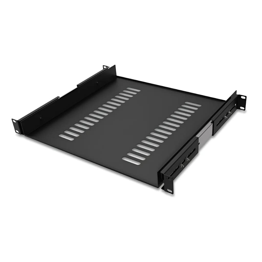 Bandeja Deslizante Movel Ventilada Bd1u 400mm Para Rack Padrão 19 Intelbras