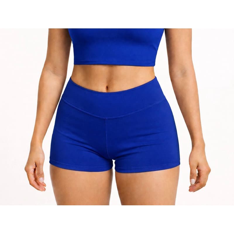 Short Feminino Cintura Alta – Praia, Piscina e Uso Diário Micro Shortinho Azul Royal