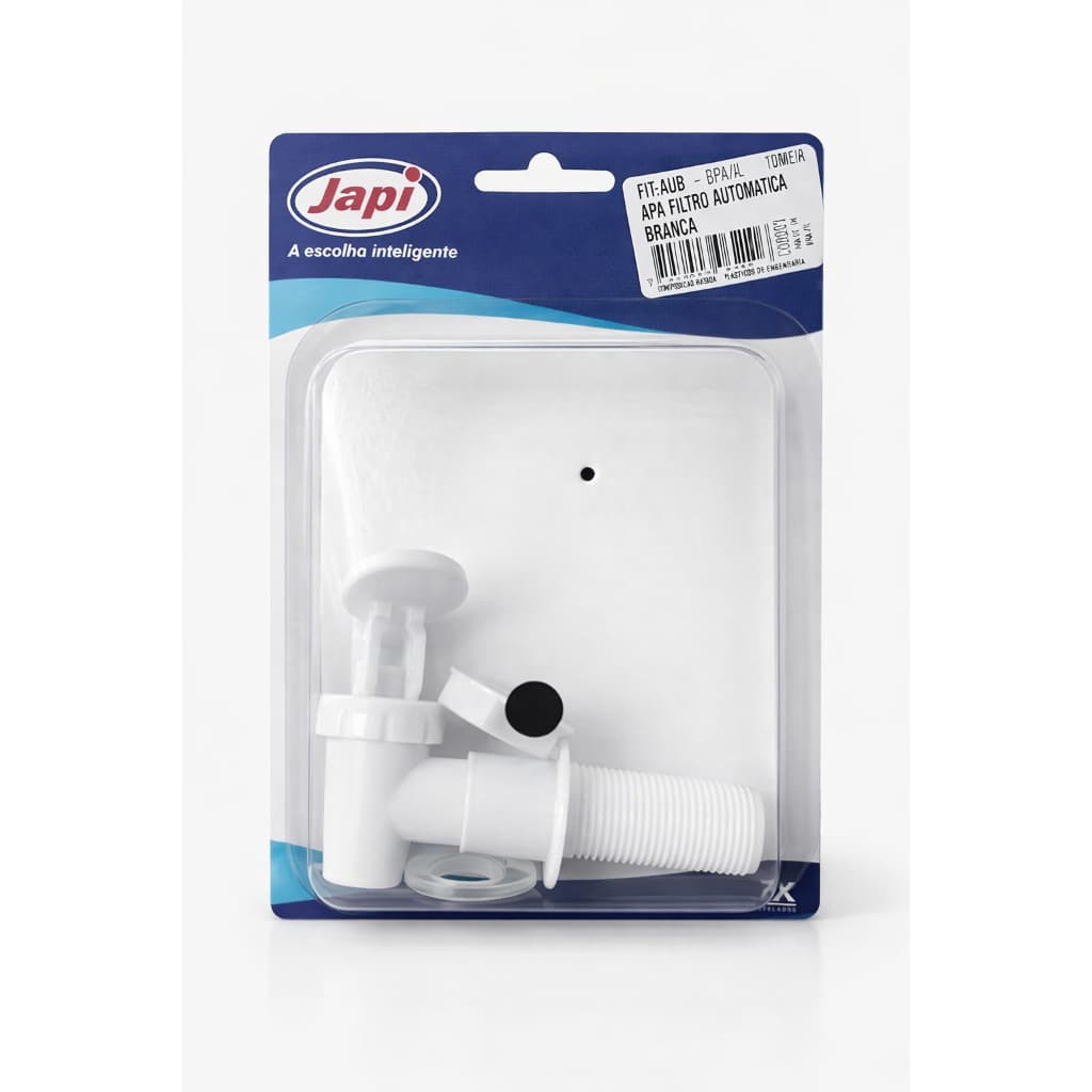 Torneira para Filtro Automática Branca Japi FTFAUB