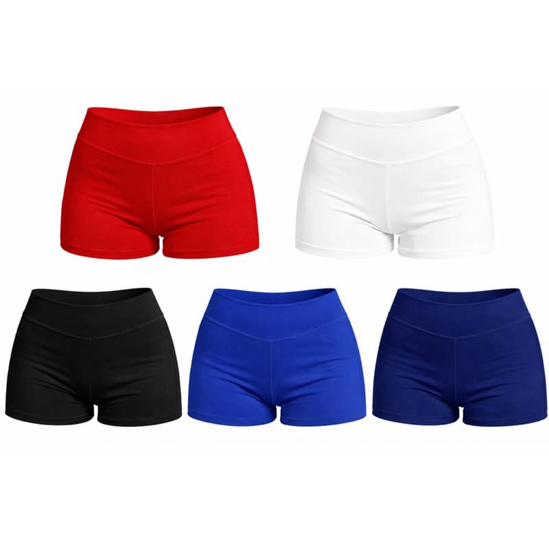 Kit 5 Shortinhos Moda Praia Piscina Verão Micro Shorts Segunda Pele