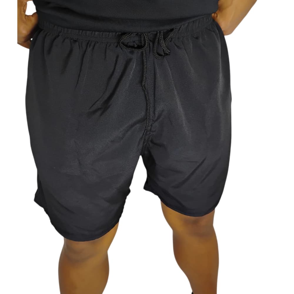 Short Preto TFM TacTel Elastano Academia Treino Secagem Rápida