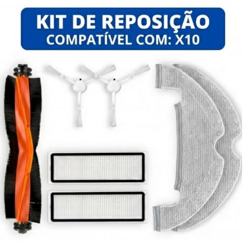 Kit Acessórios Xiaomi Robô Aspirador X10 B102gl