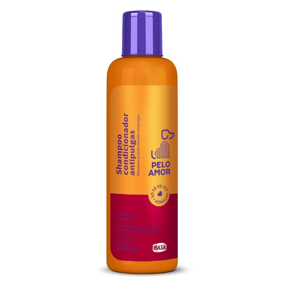 Shampoo Condicionador Antipulgas Ibasa - 200ml