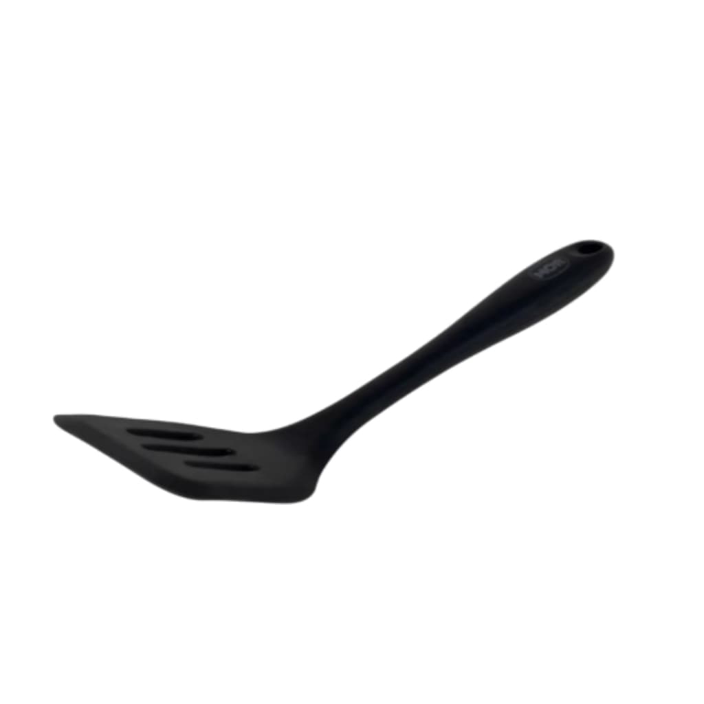 Espátula de Silicone Com Furos Vazada Cor Preta