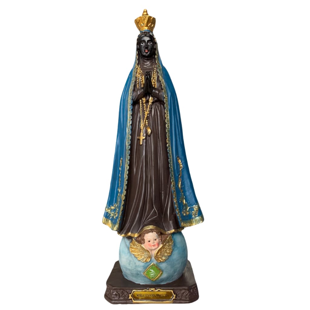IMAGEM DE RESINA IMPORTADA NOSSA SENHORA APARECIDA 30CM