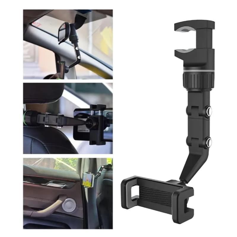 Suporte Celular Carro Para Retrovisor Universal 360°