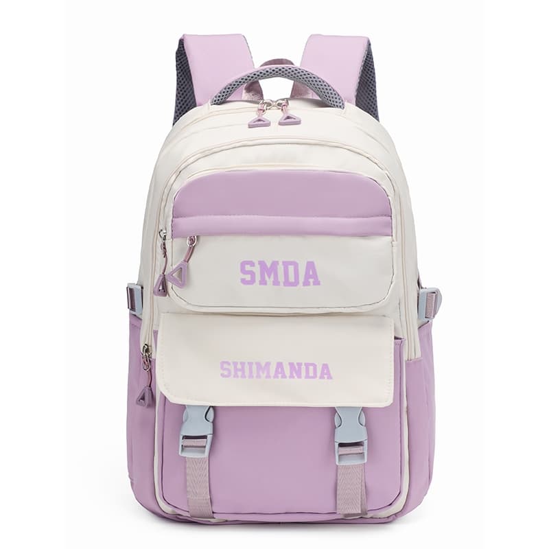 Mochila Estilo Coreano Escola Trabalho Faculdade Diversos Bolsos