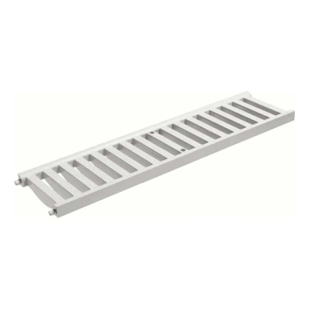 Grelha de Piso Reforçada Tigre 13x50cm - suporta até 3 T - Cor Cinza Claro