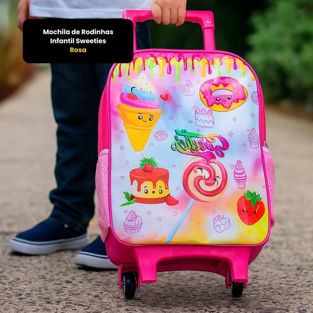 Mochila de Rodinha Menina, Mochila de Rodinha Escola, Mochila de Rodinha Escolar