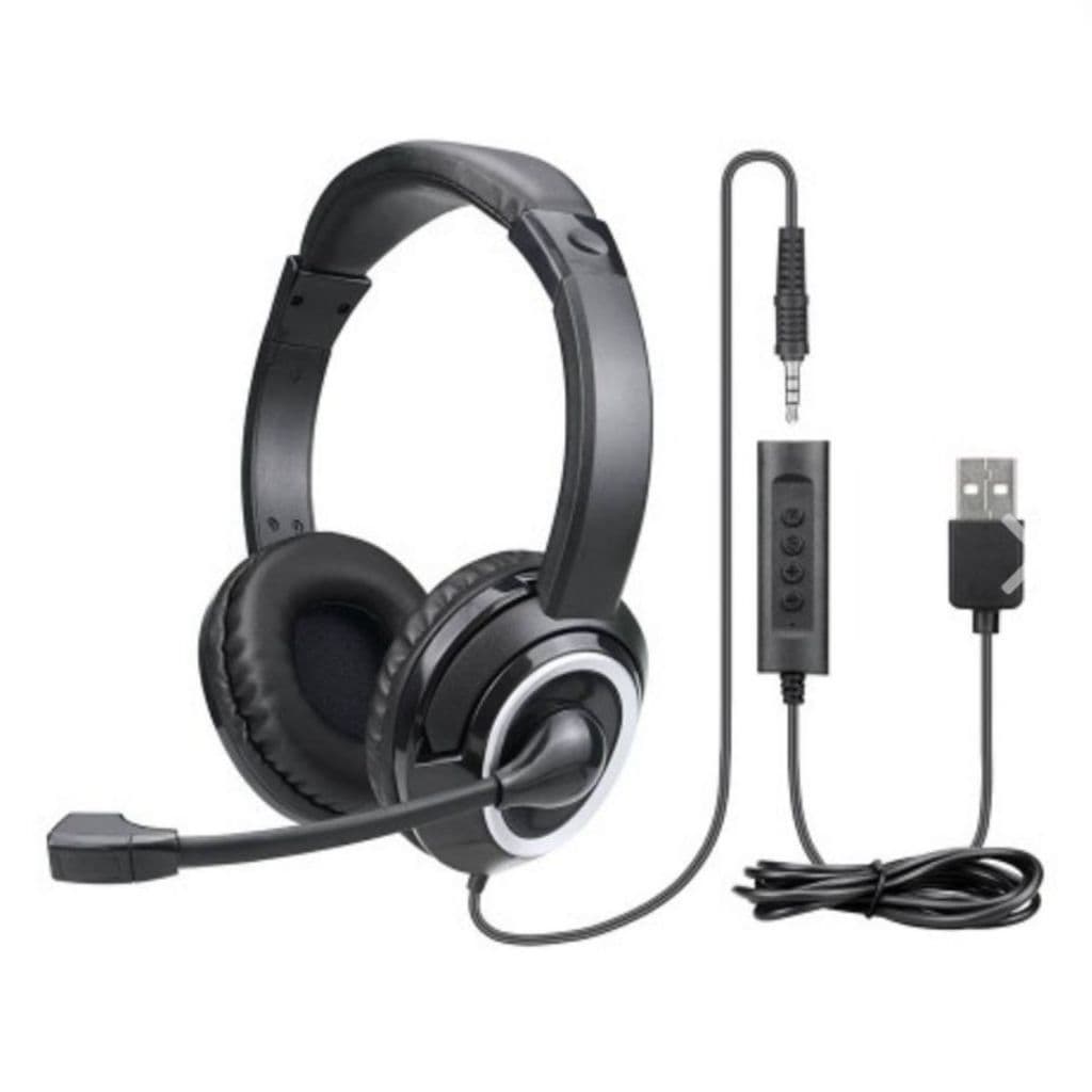 Headset Driver 40mm Mic 270 Graus P3+USB 180cm 100mW PC PS4 Multilaser
