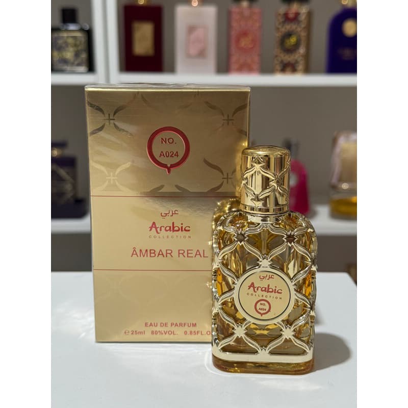 Perfume arabe feminino miniatura arabic collection 024 ambar real