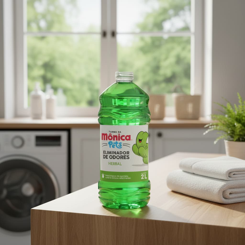 Eliminador de Odores Herbal Turma da Mônica 2L – Remove Maus Odores, Ambiente Fresco