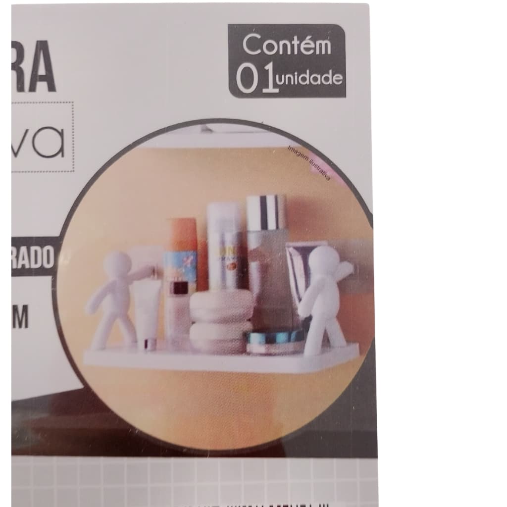 Suporte Adesivo de Parede Boneco