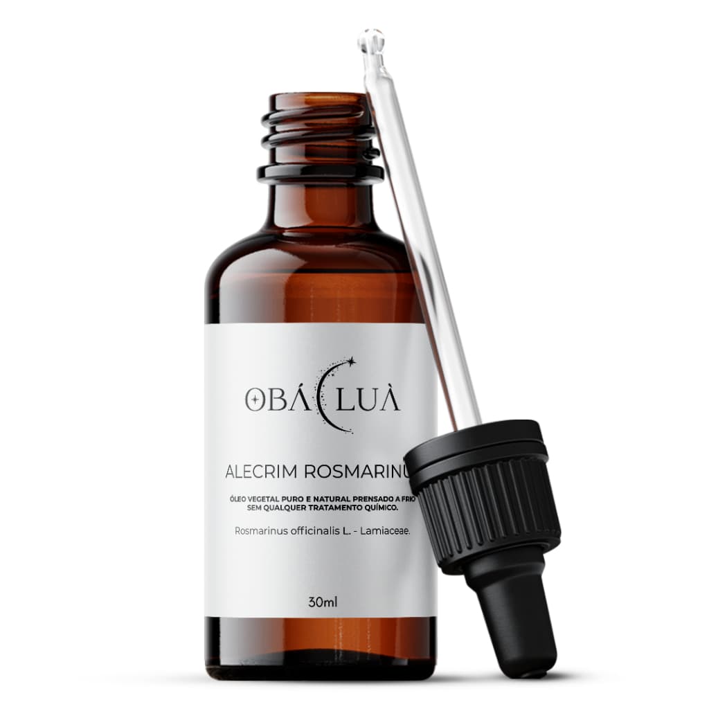 Óleo Vegetal de Alecrim OBÁ LUÀ 100% Puro – Uso Capilar