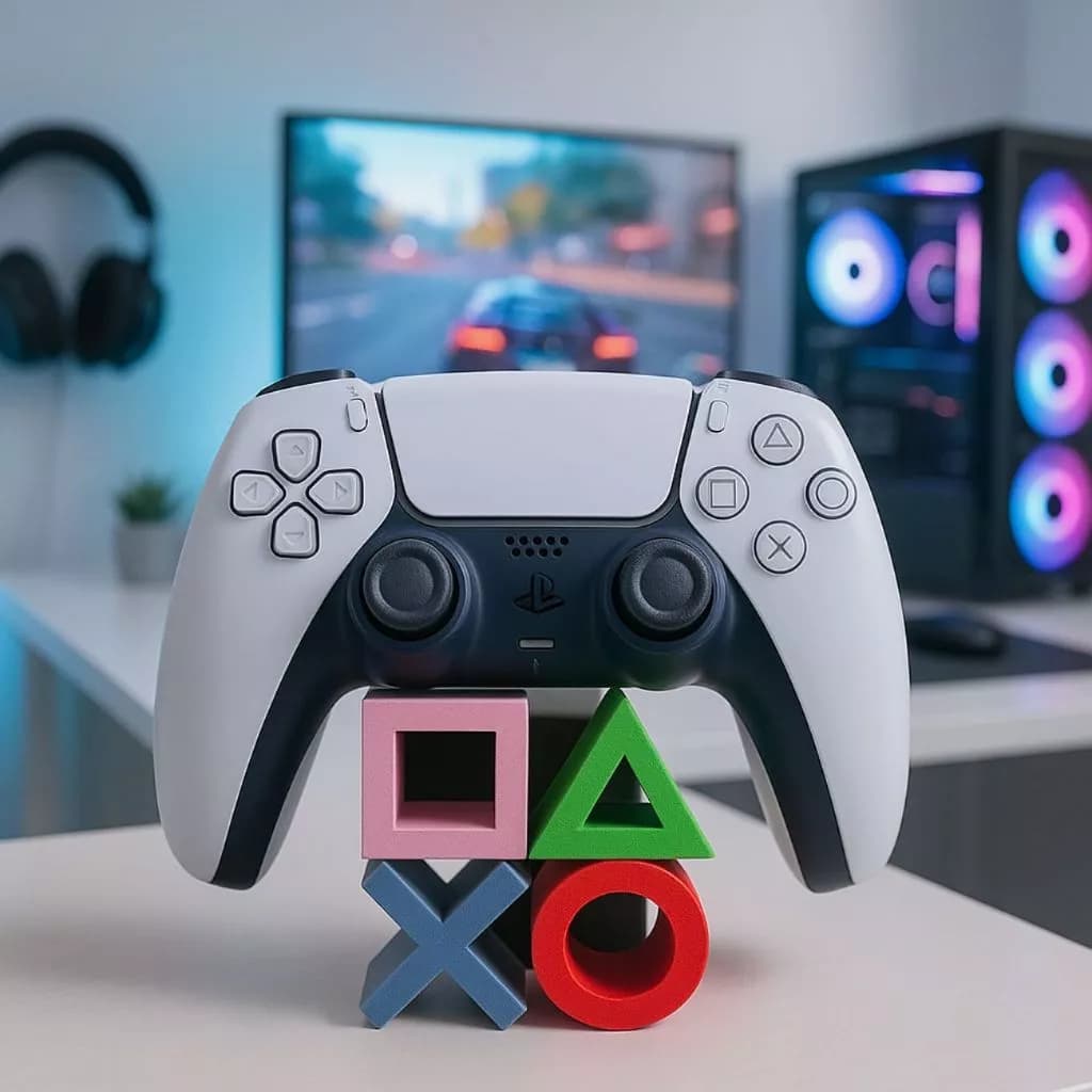 SUPORTE PARA CONTROLE PS5 – PROTEÇÃO E ORGANIZAÇÃO