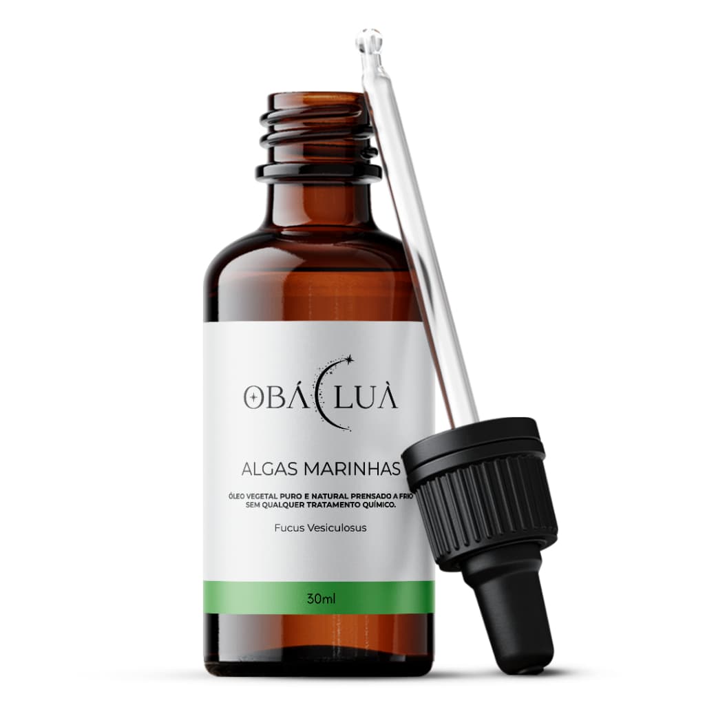 Óleo Vegetal de Algas Marinhas OBÁ LUÀ 100% Puro – Uso Corporal e Capilar