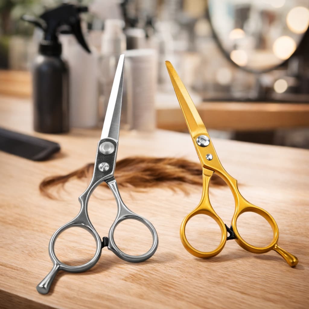 Tesoura Cabeleireiro Profissional 6" Aço Inoxidável Barbearia e Salão