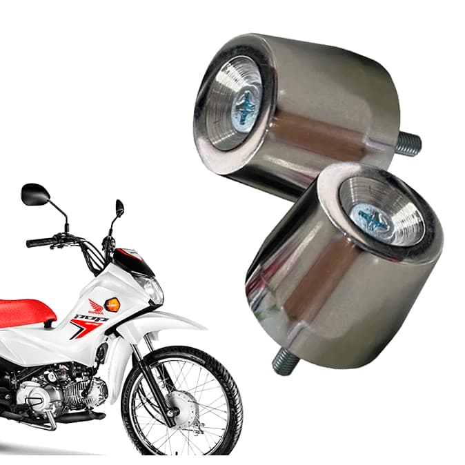 Par Peso de Guidão Honda POP PCX Biz Universal com Parafusos