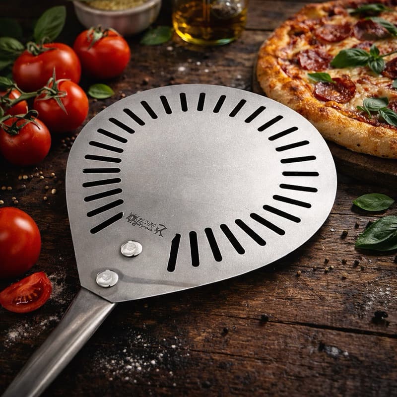 Pá de Pizza Inox  para fornear 23cm Profissional EL TORO