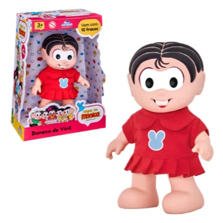 Boneca Baby - Turma da Mônica Fala Frases com Dispositivo Sonoro - Adijomar