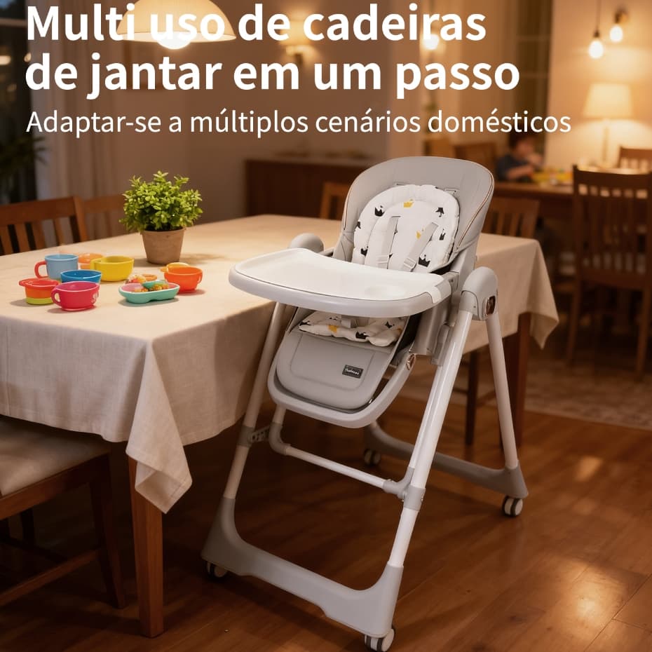 Cadeira De Jantar Portátil E Dobrável Para Crianças, Cadeira Alta, Cadeira De Bebê Alimentar, Cadeira De Balanço.