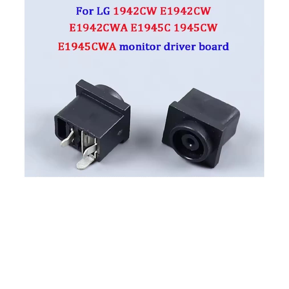 Conector Dc Jack Para Monitor Lg 1942cw e1942cw e1942cwa e1945c 1945cw e1945cwa 3 pinos