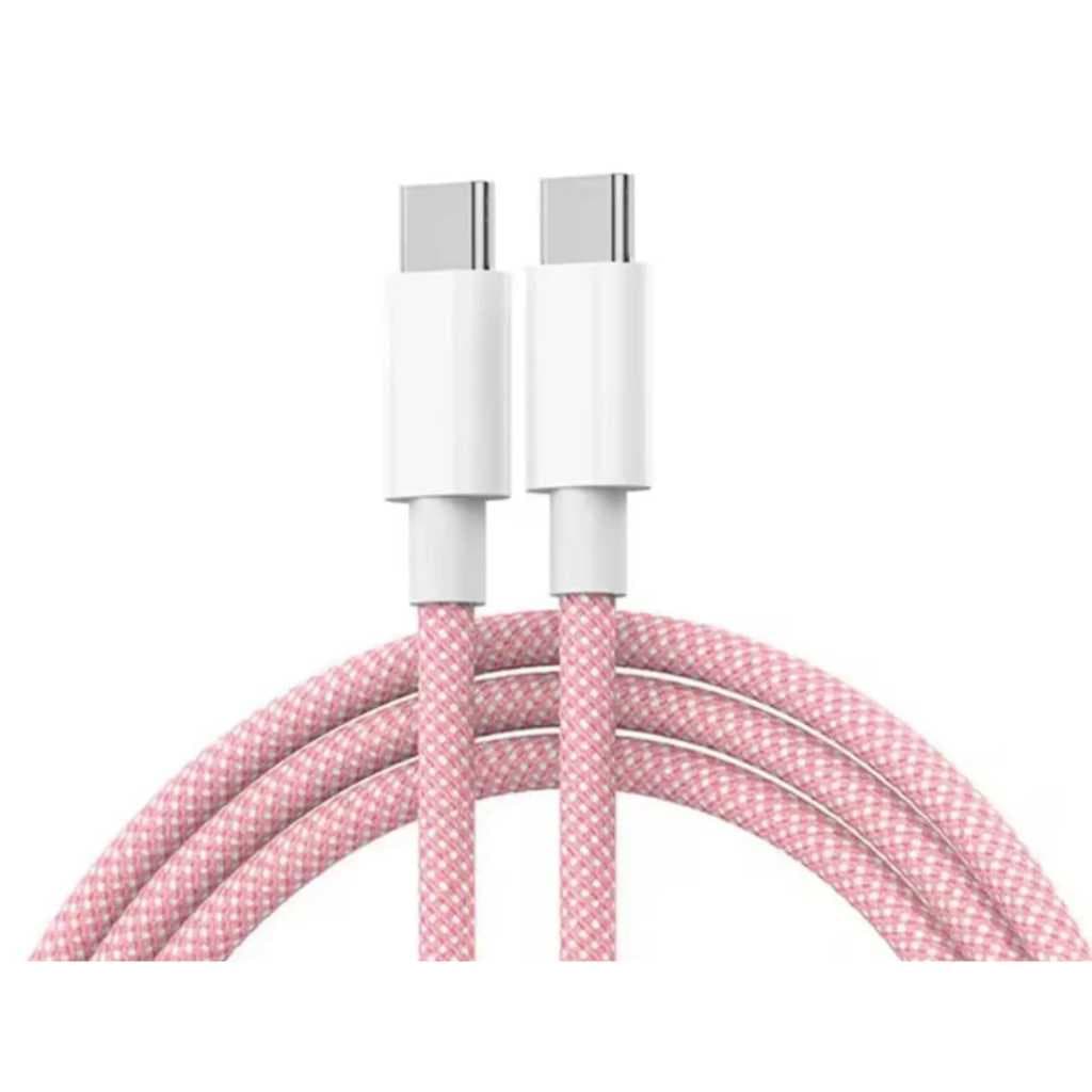 Cabo Carregador Usb-c Tipo C Duplo Compatível  Com Samsung Motorola Xiaomi Apple iPhone  60 watts