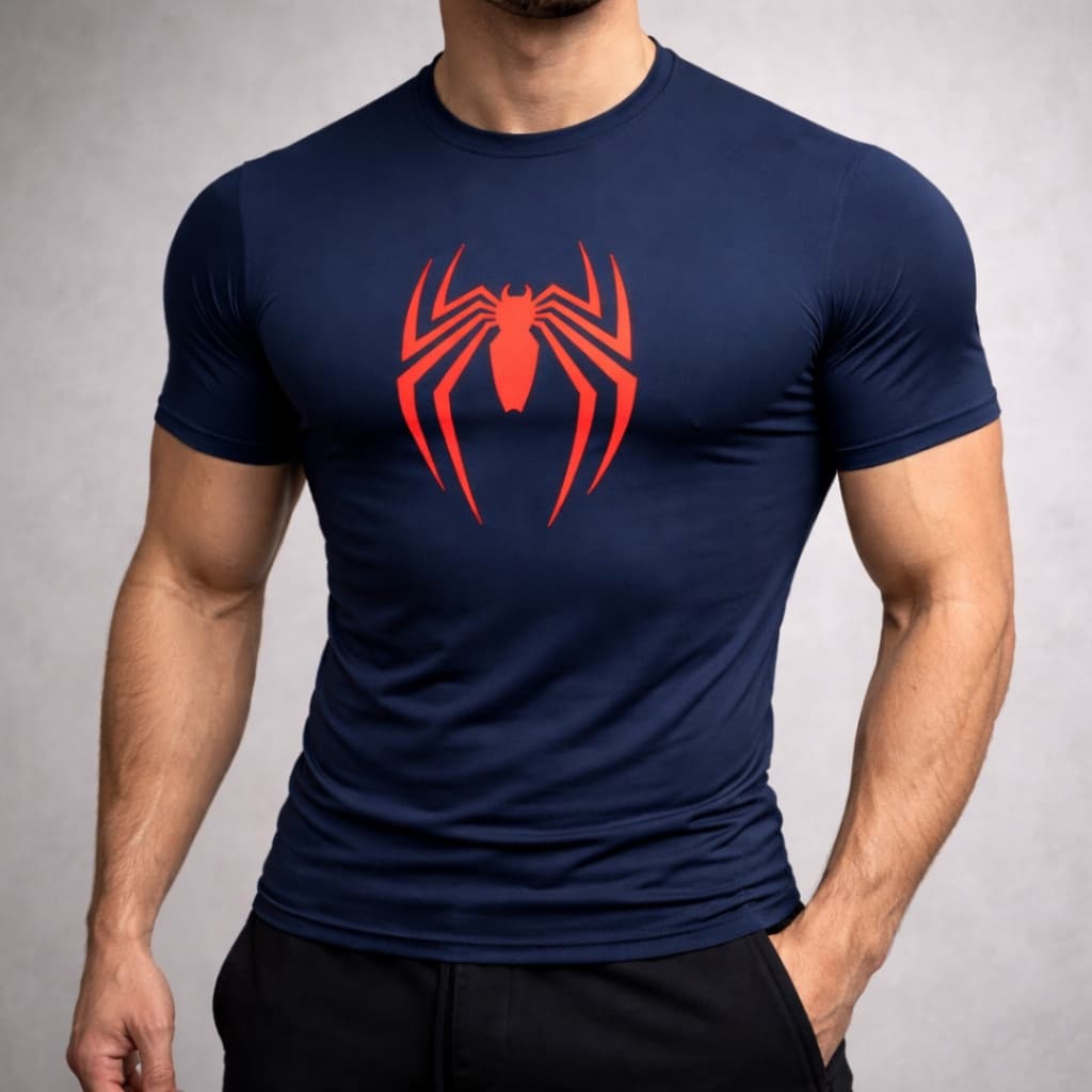 Camiseta Aranha Spider Man Academia Treino
