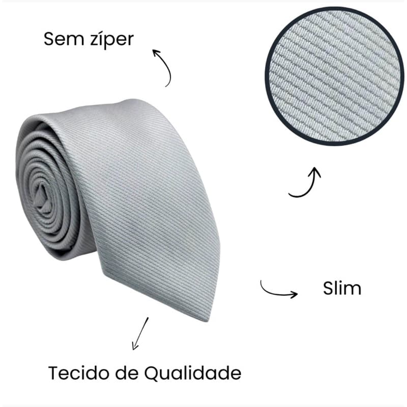 kit gravata padrinho congresso Slim