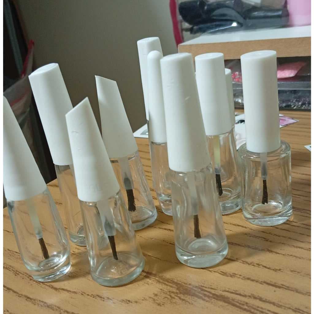 Vidro De Esmalte Vazio com tampa de 7 ml (3 UNIDDADES) ou 1 UNIDADE.