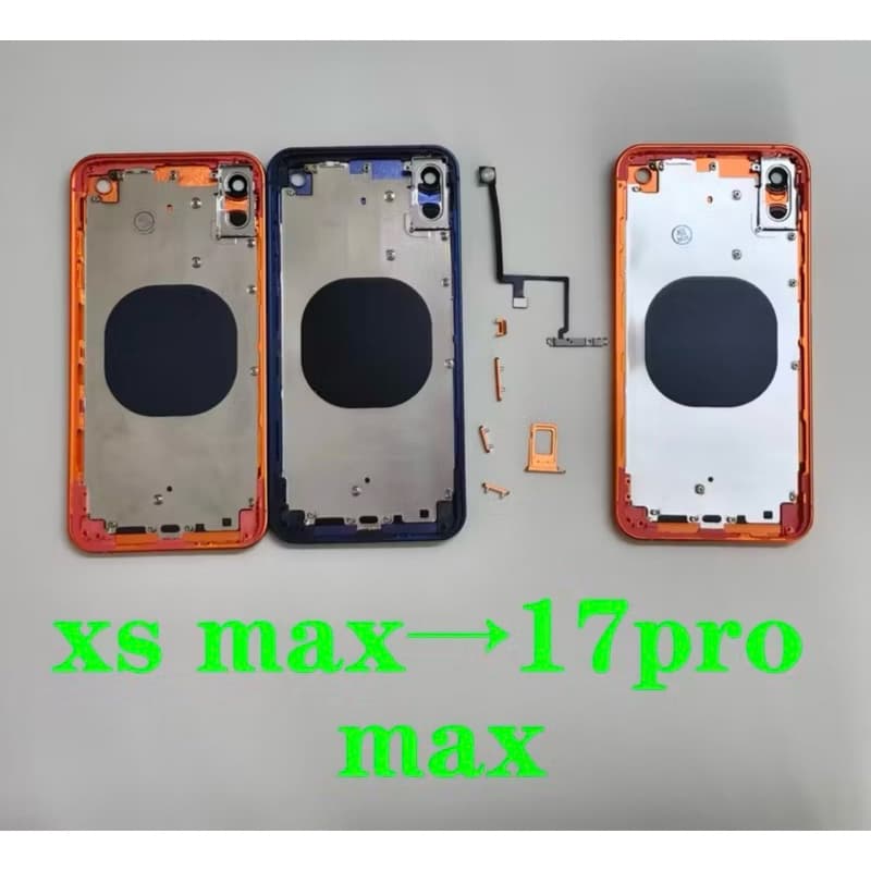 carcaça transforme seu iphone xs max para 17 pro max
