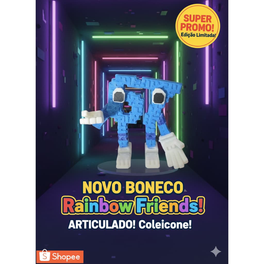 Six Seven – 67 Boneco Brainrot 3D • Meme Viral • Coleção Exclusiva