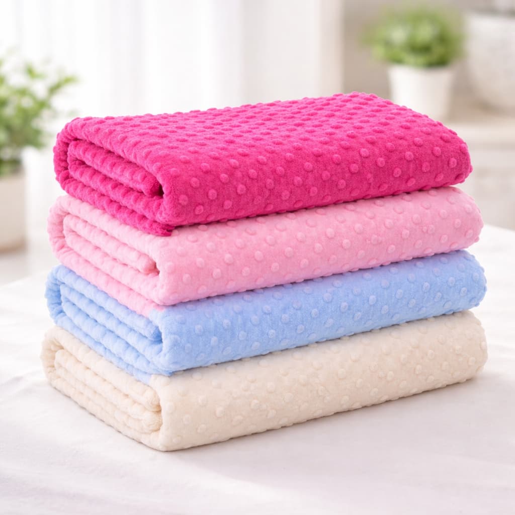 Cobertor e Mantinha de Bebê Soft  - Extra Macia 0,80 x 1,00m Várias Cores Disponiveis - Oferta