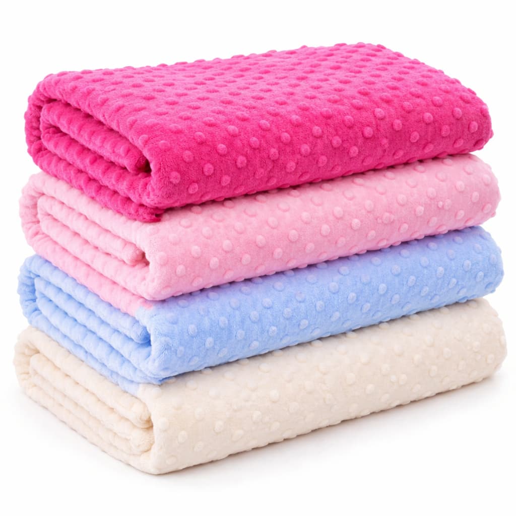 Manta Cobertor de Bebe Menino e Menina 0,80 x 0,90 m Soft Extra Macia Cobertinha Berço