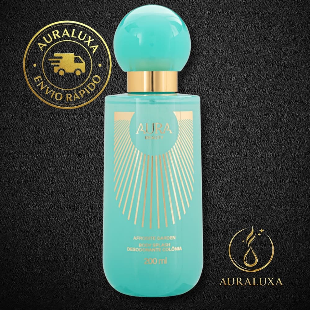 Body Splash Aura Beauty Afrodite Garden 200ml | Jade Picon Hinode | Original Lacrado