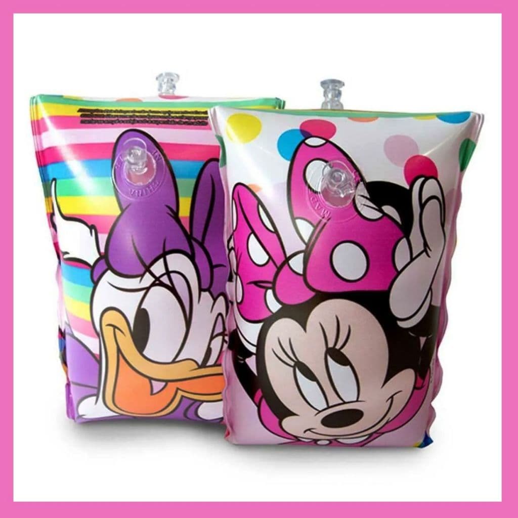 Boia De Braço Inflável Infantil Criança Bebê Minnie Disney Piscina praia verão férias