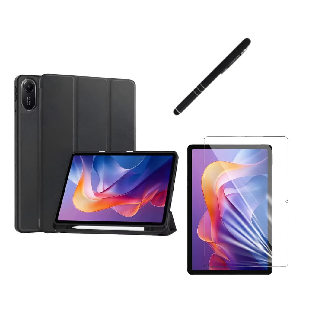 Kit Completo Capa Case Tablet Para Xiaomi Redmi Pad 2 2026 + Película + Caneta
