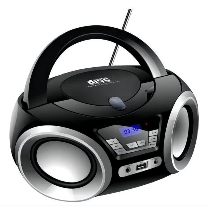 RADIO RETRO Micro System 1.200 watts reprodutor cd pendrive usb com Bluetooth Bivolt