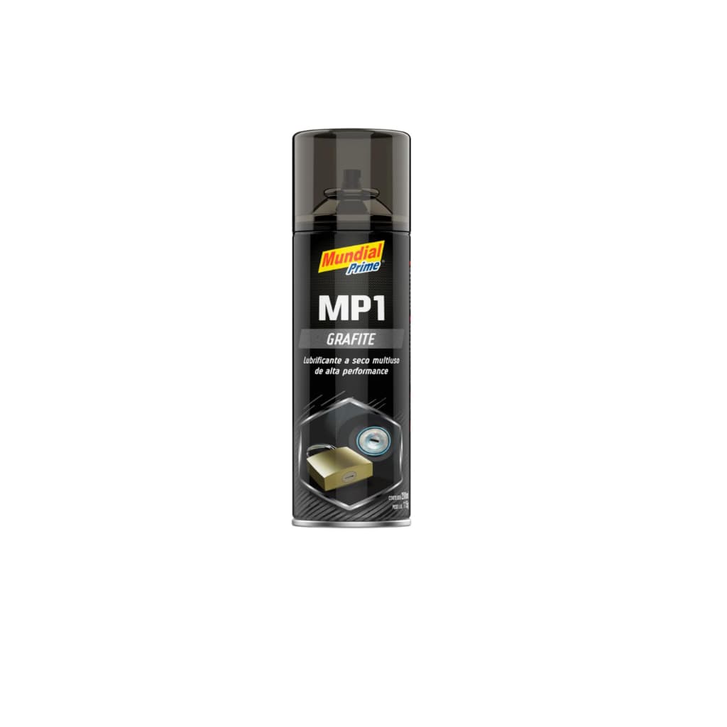 Grafite Spray Lubrificante a Seco 200ml Mundial Prime