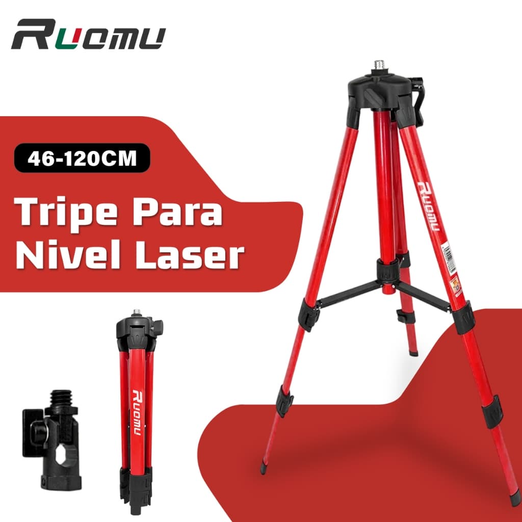 Tripe Para Nivel Laser Com Bolha Manual Ajustável 120cm