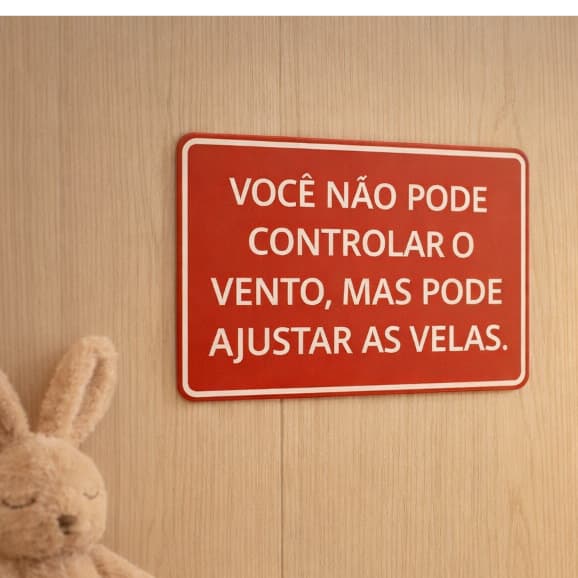 Placa decorativa VELAS (Plaquinha 10x15cm) Plástico escrito relevo imitando de rua MAR TERAPIA AMOR
