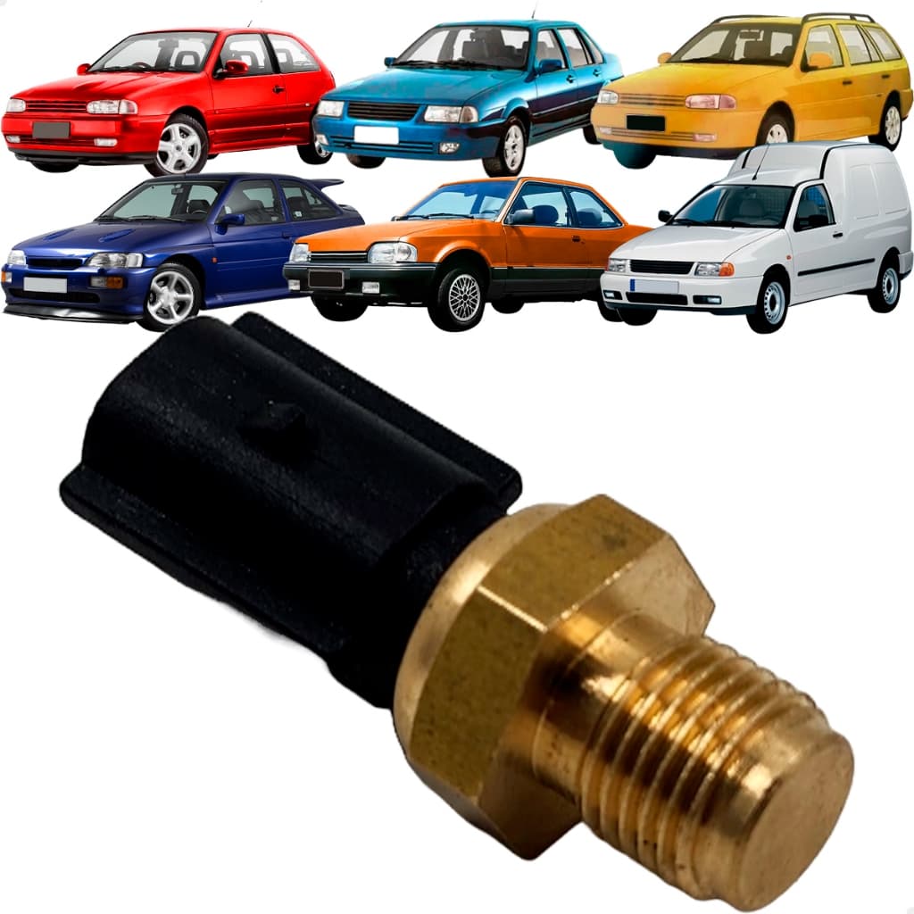 Sensor de Temperatura Volkswagen Gol Parati Santana Saveiro Logus Ford Escort Verona 1990 Até 2002