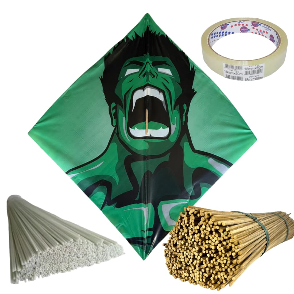 Kit faça você mesmo flechinha raia 38x38 plástico 50 unidades estampados sortidos