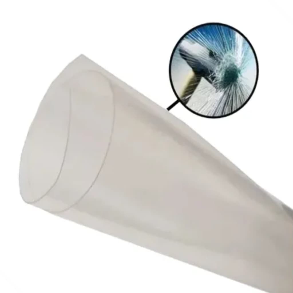 Insulfilm Película Antivandalismo Segurança 1 metro largura X 1m - 4 mts comprimento, para box, janelas e blindex Ps4000