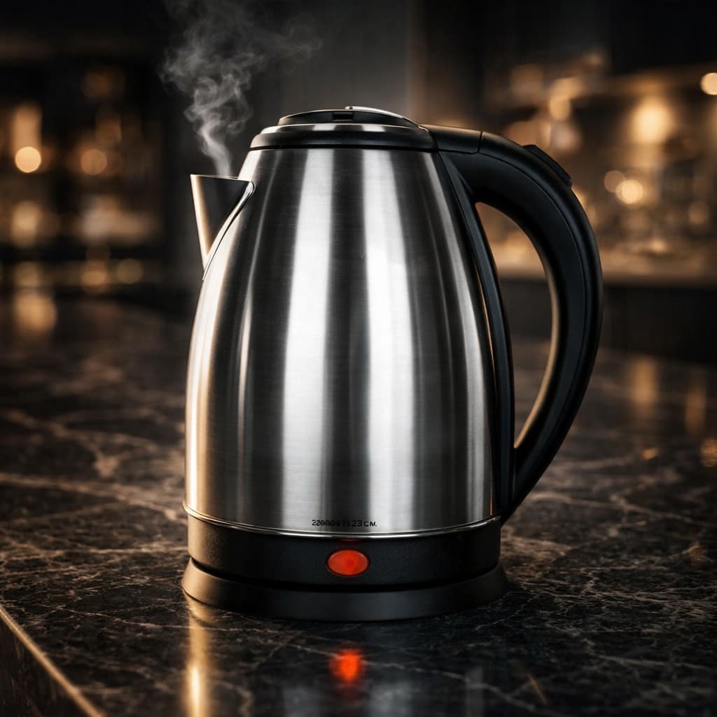 Chaleira Jarra Elétrica 2L Inox 127V e 220V Ferve Rápido Desliga Sozinha Segura Água Café Chá Quente