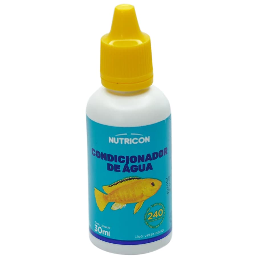 Condicionador de Água Nutricon 30 ml – Remove Cloro e Cloramina Água Segura para Aquários Até 240 L