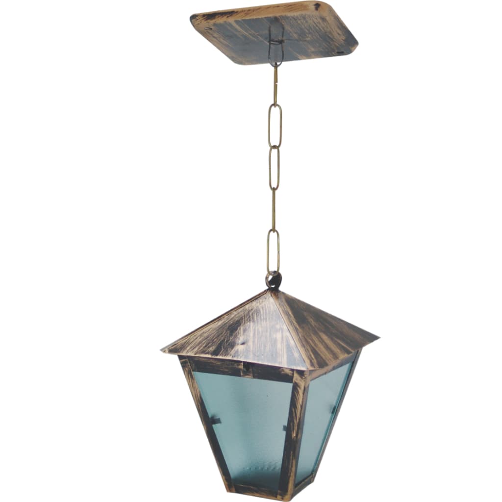 Luminária Colonial para teto - (Ouro Pincelado)