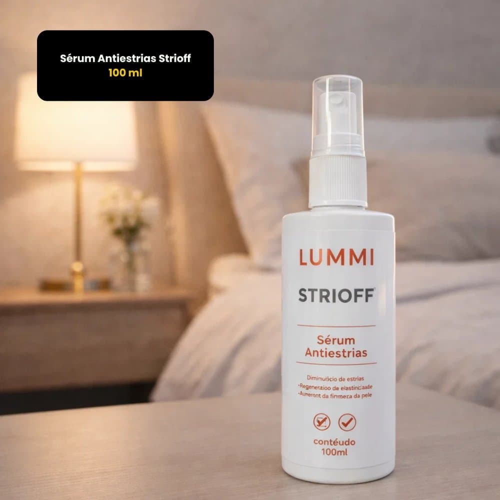 Sérum Antiestrias Strioff 100ml Redutor De Estrias Rosa Mosqueta Hidratação Firmeza